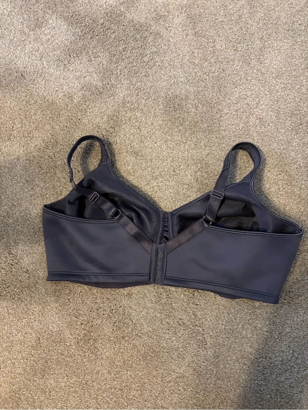 Playtex Gray Supportive Full Coverage Underwire Bra